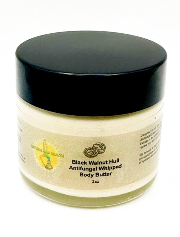 Black Walnut Hull Antifungal Body Butter- The perfect solution for damaged, dry, cracked, and scaly skin.