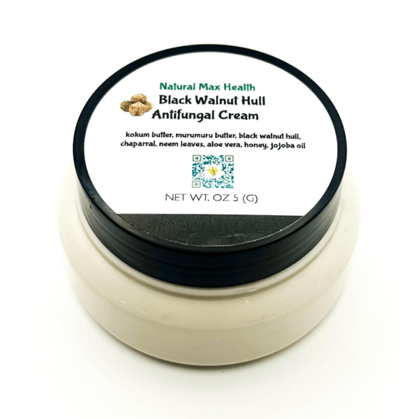 Black Walnut Hull Antifungal Cream by Natural Max Health- Delivers a burst of hydration and relief to cracked, flaky, and scaly skin.